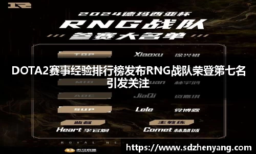 DOTA2赛事经验排行榜发布RNG战队荣登第七名引发关注